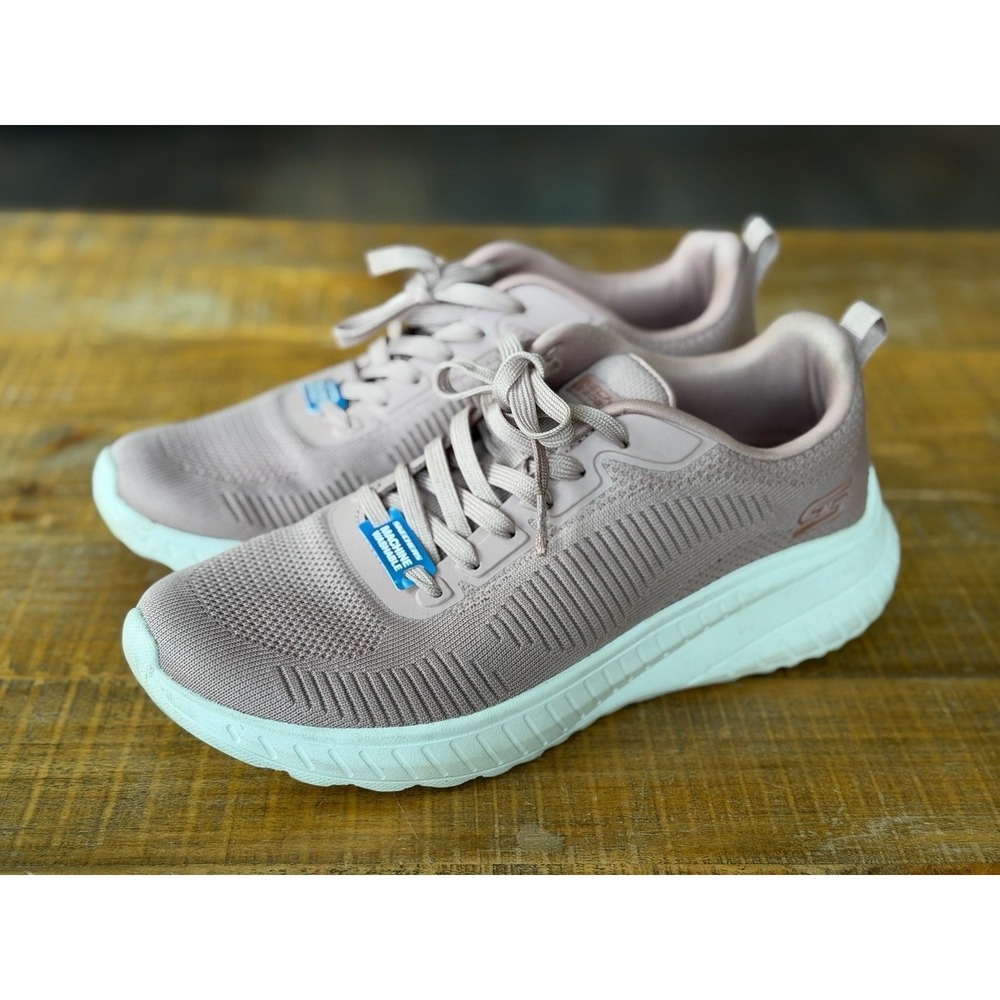 Skechers Women's Bobs Sneaker Light Pink Memory Foam Sole Size 9